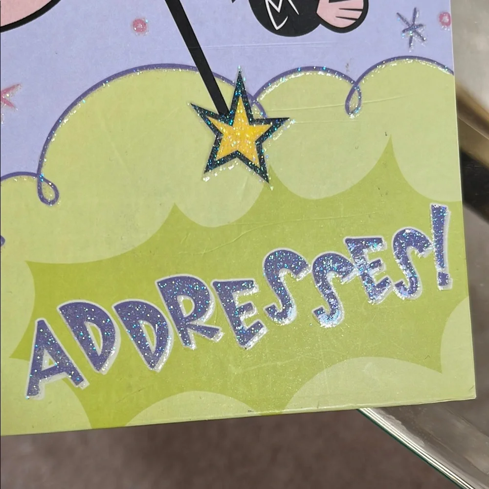 Fairly Odd Parents Address Book- rare